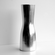 GILT 12" Gilded Glass Hourglass Vase