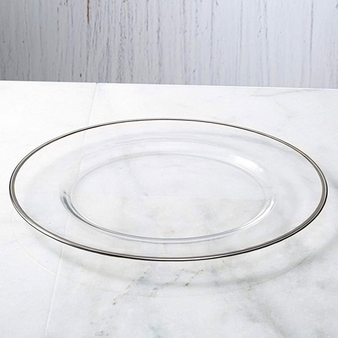 GILT 13" Charger Plate Silver