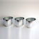 GILT Set/3 Gilded Glass Oval Vases