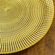 HELIOS Gilded Glass Salad Plate