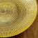 HELIOS Gilded Glass Soup Plate
