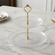 Helios Glass Tiered Plate