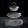 Helios Glass Tiered Plate