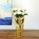 IRIS 12" Brush Gilded Vase