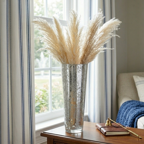 IRIS 20" Marble Gilded Vase