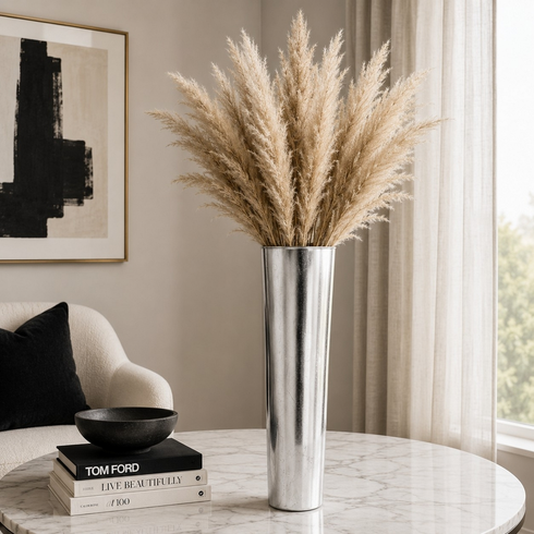 IRIS 20" Solid Gilded Vase