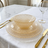 Marquis Gilded Glass 12 pcs. Dinnerware Set
