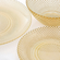 Marquis Gilded Glass 12 pcs. Dinnerware Set