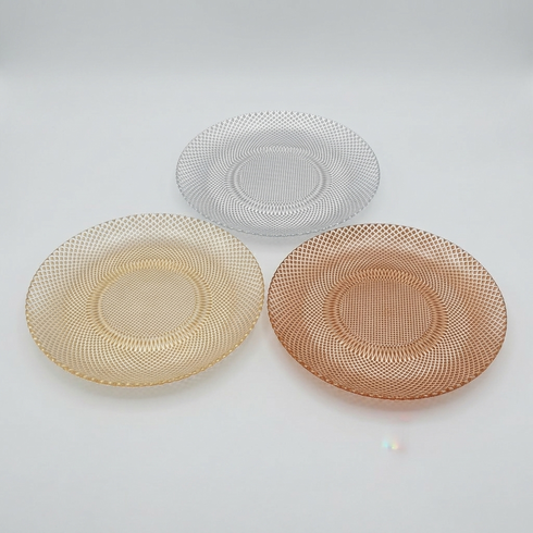MARQUIS Gilded Glass Dinner Plate