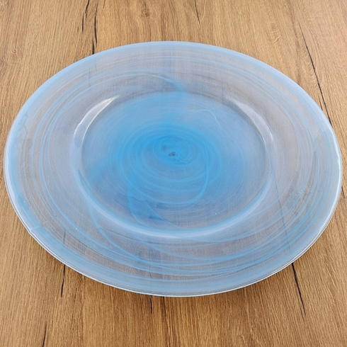 NUAGE 13" Aqua Charger Plate