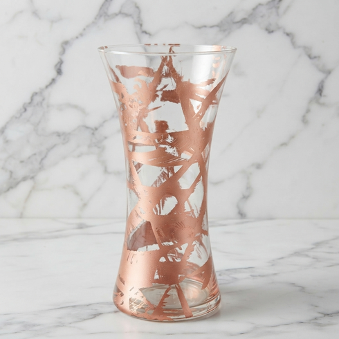 PATTY 15" Brush Gilded Vase