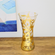 PATTY 15" Brush Gilded Vase