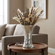 PATTY 15" Marble Gilded Vase