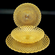 PAVO Gilded Glass Dinner Plate Set