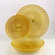 PAVO Gilded Glass Dinner Plate Set