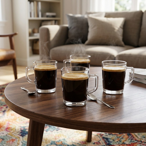 PRIMA 10 oz Square Glass Mug