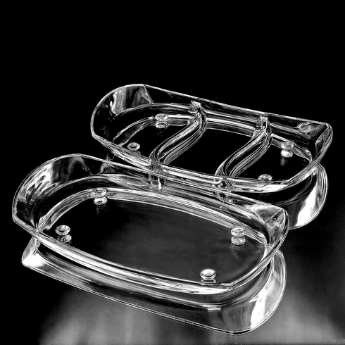 PRIMA Oblong 12" Glass Tray
