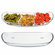 PRIMA Oblong 14.5" Glass Tray