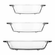 PRIMA Set/3 Oblong Glass Oven Dish
