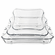 PRIMA Set/3 Rectangular Glass Oven Dish
