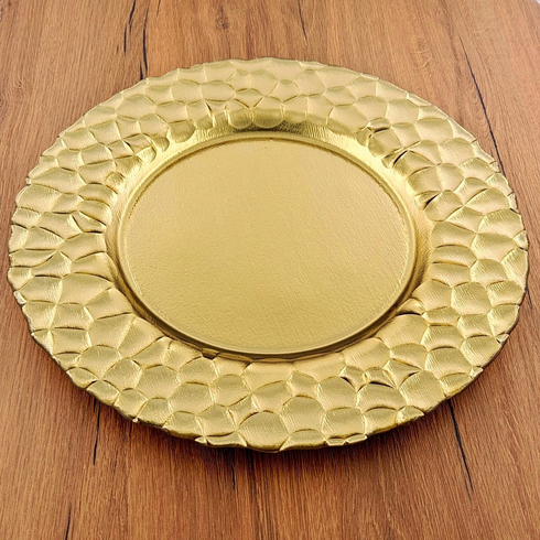 ROCHER 13" Charger Plate Gold