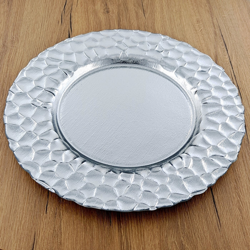 ROCHER 13" Charger Plate Silver