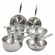 Tri-Ply Clad 18/10 Stainless Steel Cookware Set