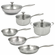 Tri-Ply Clad 18/10 Stainless Steel Cookware Set