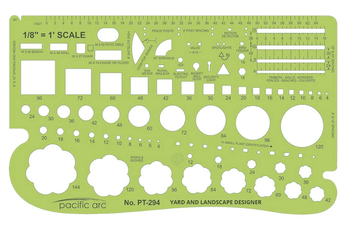 1/8" Scale Landscape Template