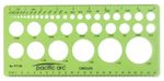 Small Circle Master Template 40 Circles 1/32" to 1 5/8" Size