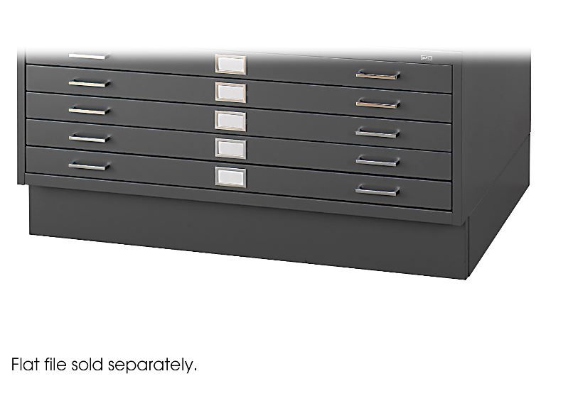 43x32 Black Closed Base Safco Flat File