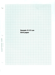 461610 5 x 5 cm Green Grid K&E Graph Paper 8 1/2" x 11" Pkg 100