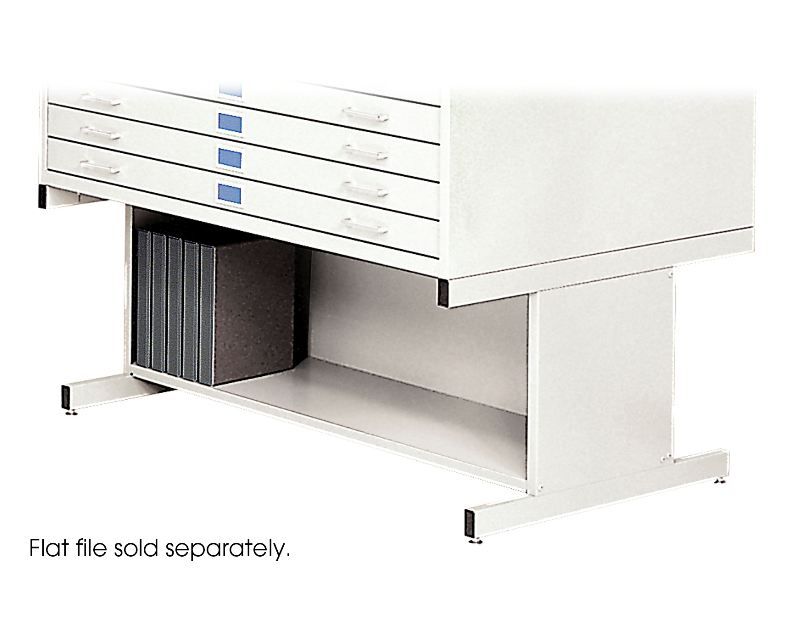 50x38 White High Base Safco Flat File