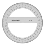 6" Full Circle 360° Protractor