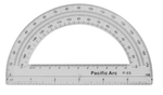6" Semicircular Protractor for Math & Drafting
