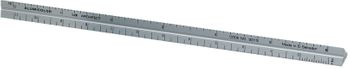 6" Silver Mini Aluminum Engineering Scale by Alumicolor
