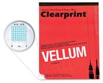 8x8 Grid 11x17 Pad 50 Sheets 1000H Clearprint Vellum Paper 16lbs