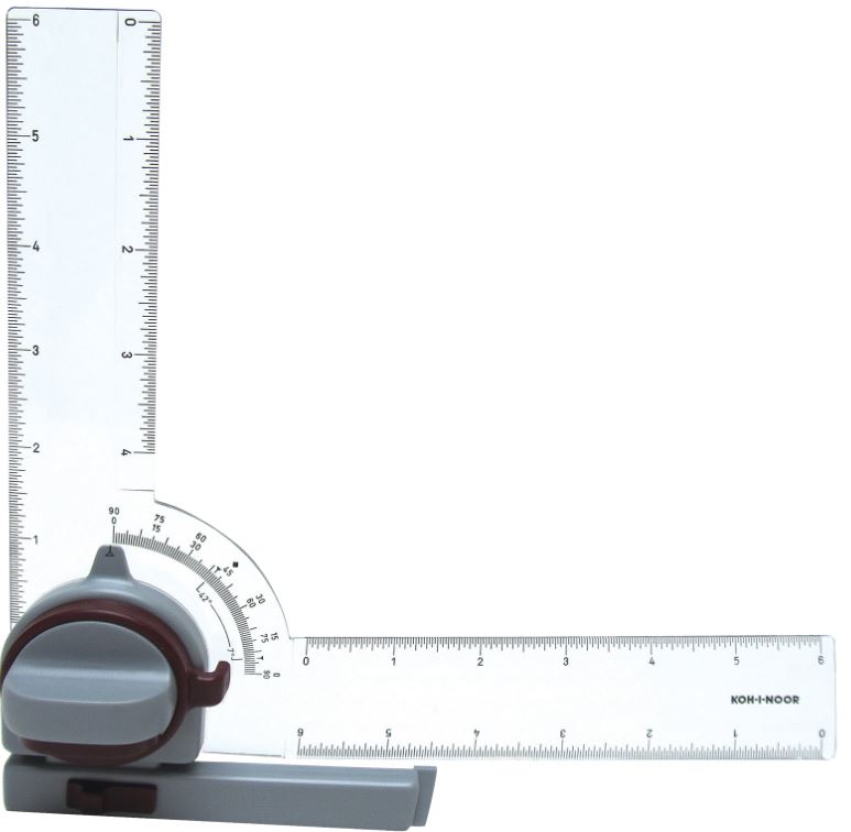 Adjustable Drafting Protractor Head by Kohinoor