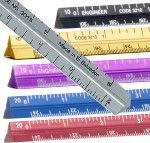 Alumicolor 6" Engineers Scales 5 Colors