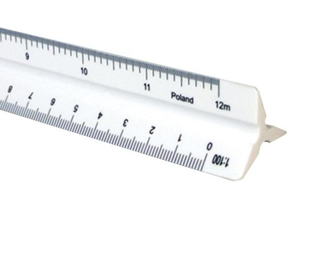 Scholastic metric scales for drafting Alvin 110 scale rulers
