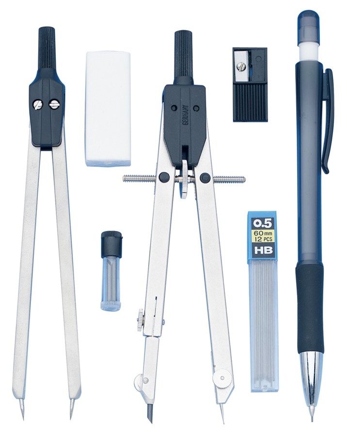Beginner Drafting Instrument Kit has Alvin Compass & Divider
