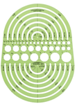 Circle Radius Master Template 48 Circles, 3/64" to 7"