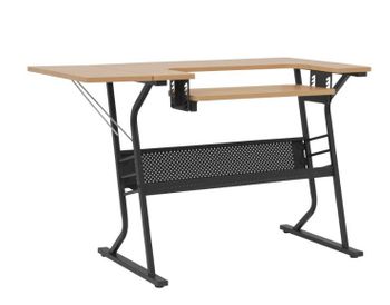Eclipse Sewing Table in Maple/Black