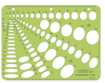 Ellipse Master Template 79 Ellipses  1/8"  to 1 5/8"