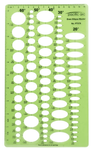 Even Ellipse Template Master 79 Ellipses 1/4" to 1 1/2"