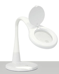 LED Magnifying Lamp with Round Base