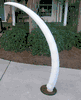 Huge African Elephant Tusk/Ivory Replica standing display