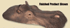 XXL Hippo Floating Replica Mount for sale!