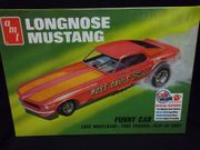 AMT 1268     --     Longnose Mustang Funny Car     1:25 