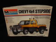 Monogram 2264    Chevy 4X4 Stepside     1/24    (No Decals-Rough box)